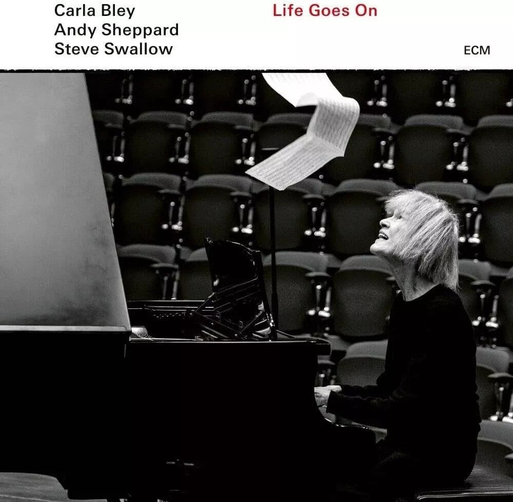 the album cover for Bley, Carla / Swallow, Steve / Sheppard, Andy - Life Goes On - UHQCD