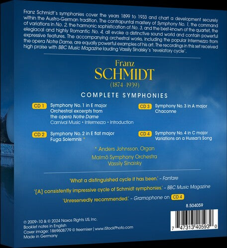 アンダース・ジョンソン - シュミット:交響曲全集 (CD)