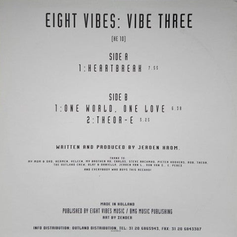 Eight Vibes : Vibe Three (12")