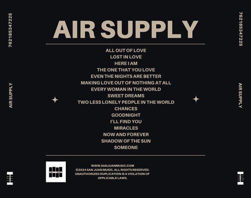 Air Supply - Air Supply en vivo en Canadá (CD)