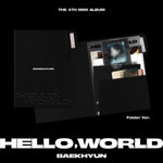 the album cover for BAEKHYUN - Hello World - Folder Version (Phob) (Phot) (Asia)