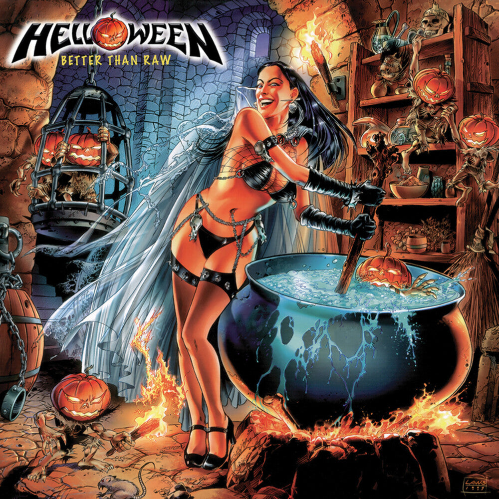 the album cover for Helloween - Better Than Raw