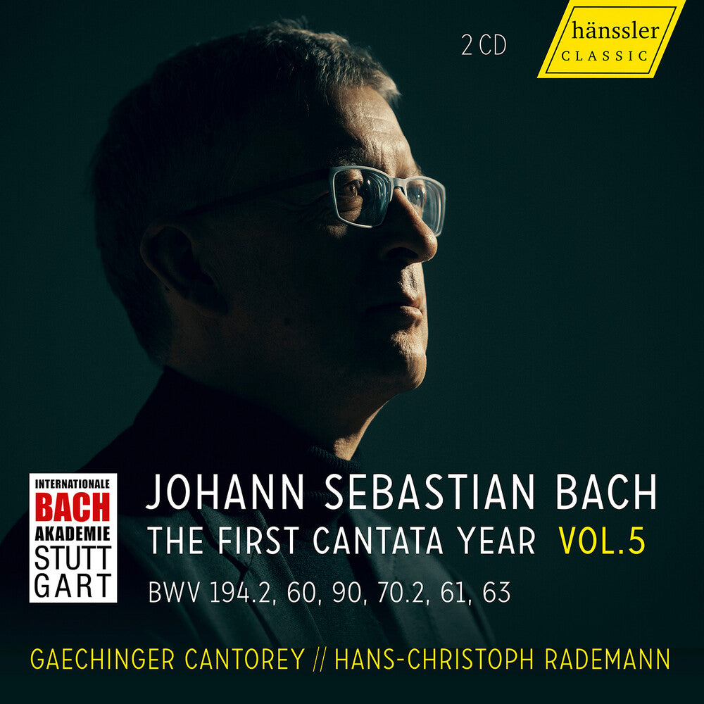the album cover for J Bach .S. / Cantorey - Vision Bach, Vol. 5 - The First Cantata Year