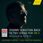 the album cover for J Bach .S. / Cantorey - Vision Bach, Vol. 5 - The First Cantata Year
