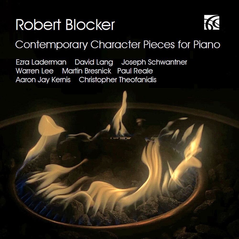 the album cover for Blocker, Robert - Contemporary Character Pieces for Piano
