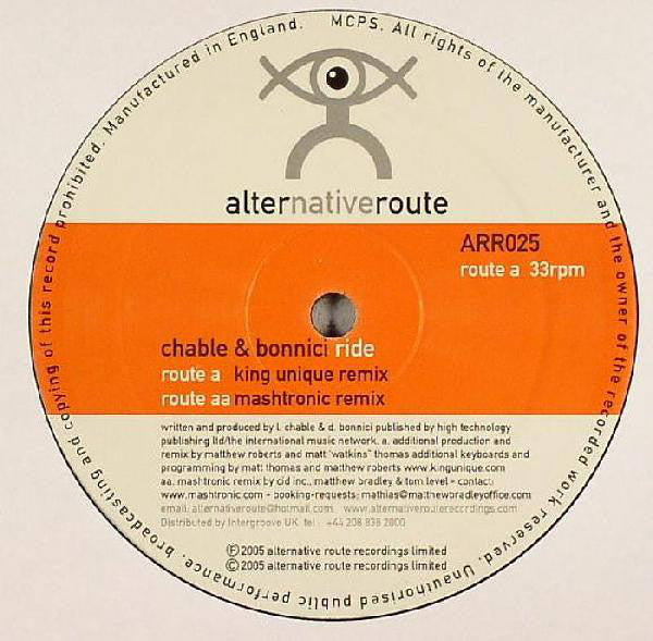 Chable* & Bonnici* : Ride (12")