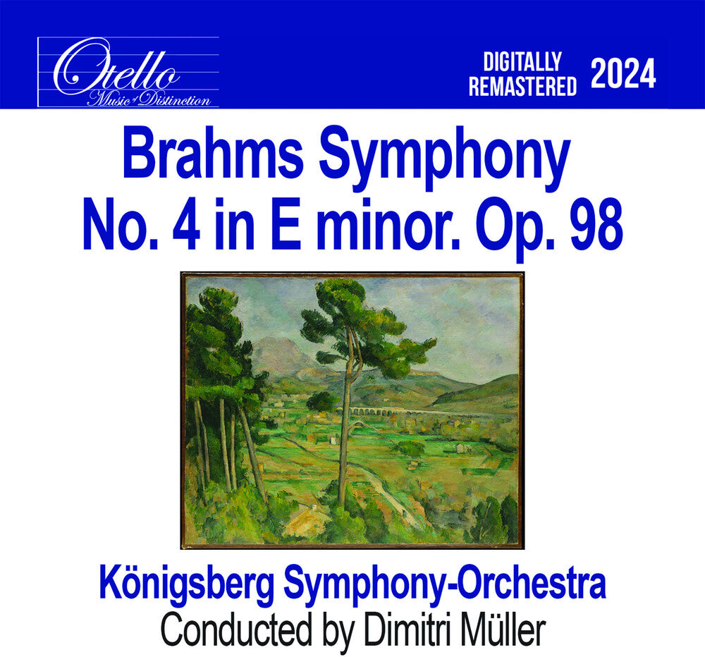the album cover for Konigsberg Symphony Orchestra - Brahms - Symphony No. 4 In E Minor. Op. 98 (Mod)