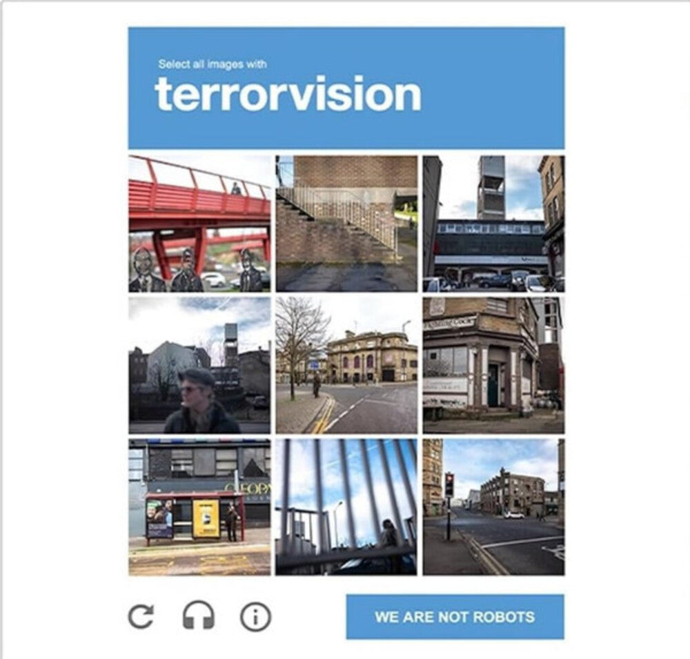 the album cover for Terrorvision - We Are Not Robots (Uk)