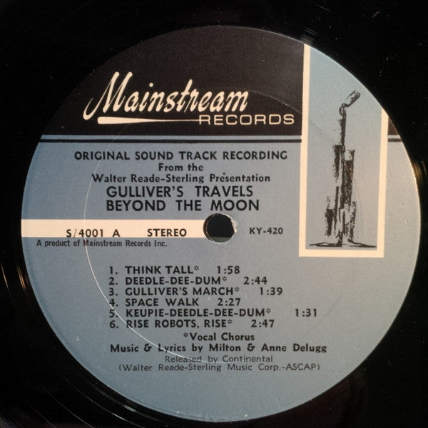 Milton DeLugg & Anne DeLugg : Gulliver's Travels Beyond The Moon (LP, Gat)