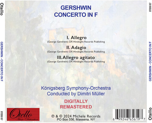Orquesta Sinfónica de Königsberg - Gershwin - Concierto en fa (CD)