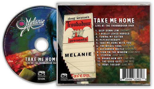 Melanie - Take Me Home - En vivo en el Troubadour 1969 (CD)