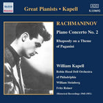 the album cover for WILLIAM KAPELL - Piano Concertos No. 2