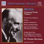 the album cover for SIR THOMAS BEECHAM - Orchestral Works, Volume 1