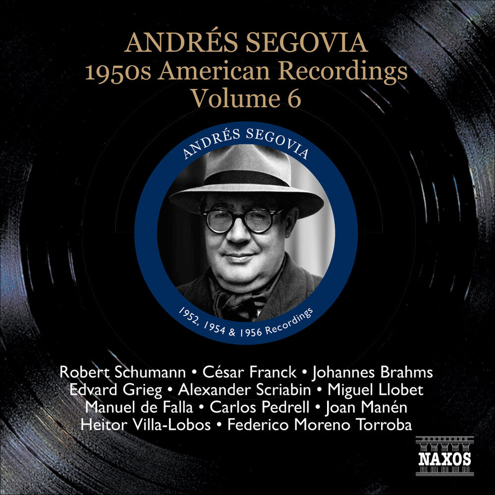 the album cover for Andres Segovia - Enregistrements Americains