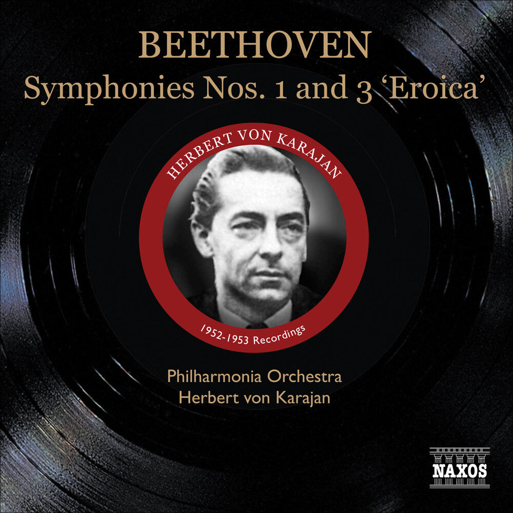 the album cover for Herbert von Karajan - Naxos Historical