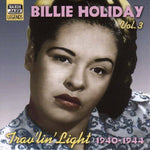 the album cover for Billie Holiday - Vol. 3-Trav'lin Light