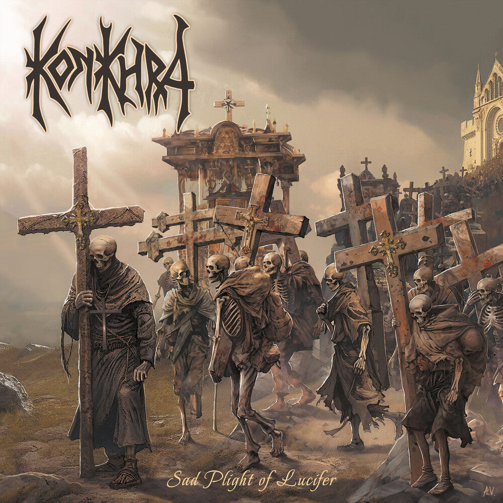 the album cover for Konkhra - Sad Plight Of Lucifer