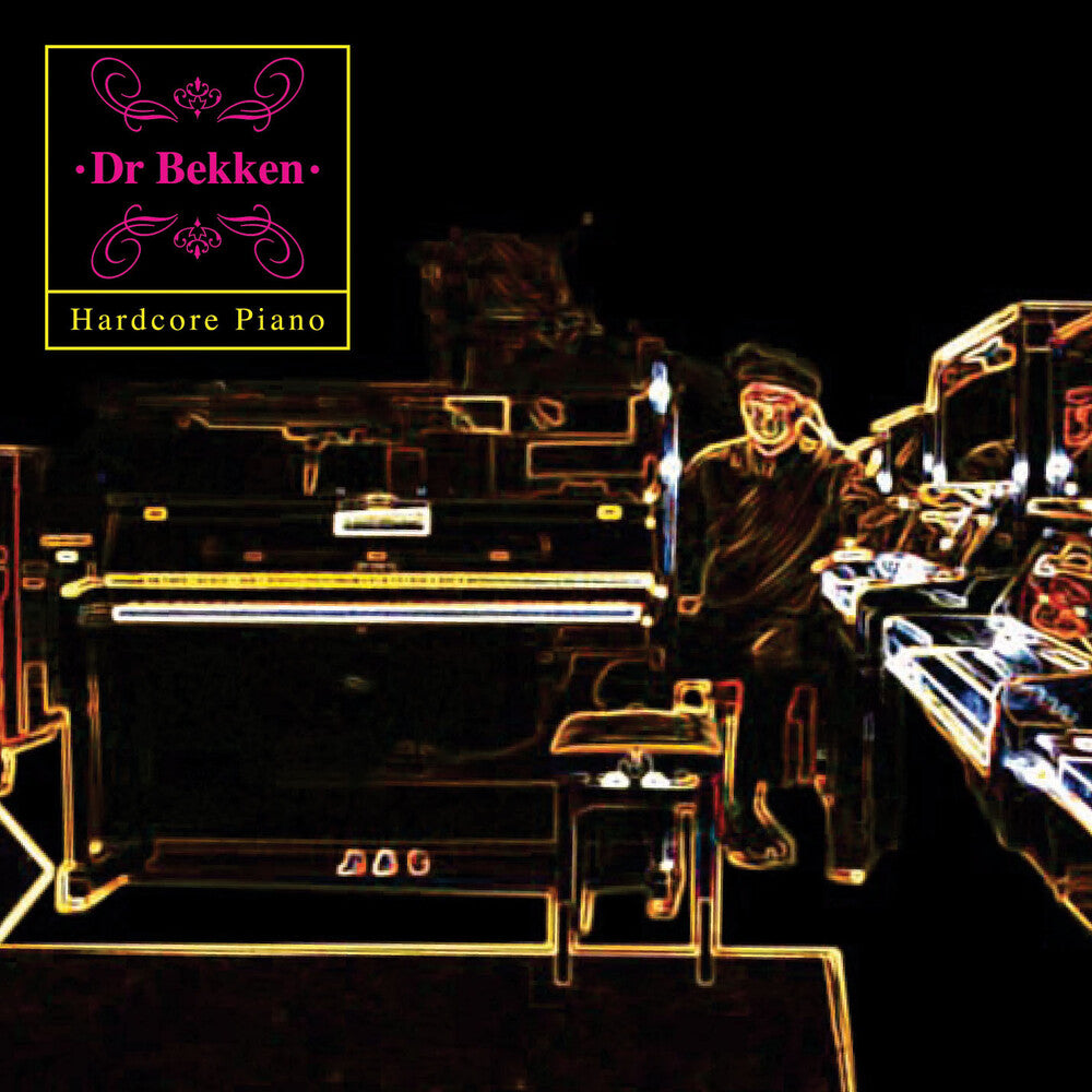 the album cover for Dr. Bekken - Hardcore Piano
