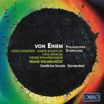 the album cover for Wiener Singverein - Von Einem: Philadelphia Symphony / Geistliche Sonate / Stundenlied