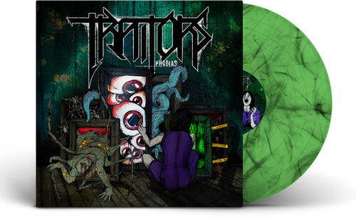 Traidores - Fobias (IEX) Mármol Verde y Negro (Vinilo)