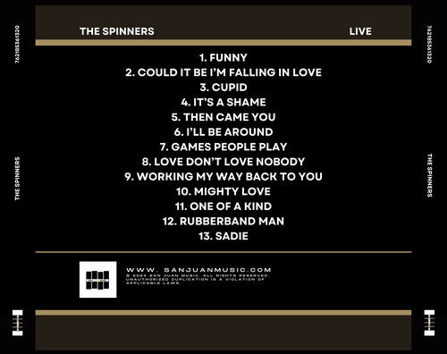 The Spinners - The Spinners - LIVE! (CD)