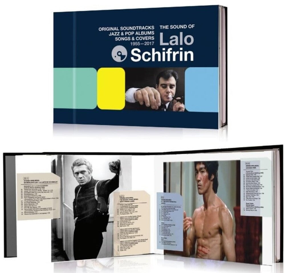 the album cover for Lalo Schifrin(W/Book) (Box) (Hcvr) (Ita) - Sound Of Lalo Schifrin: Original Soundtracks Jazz
