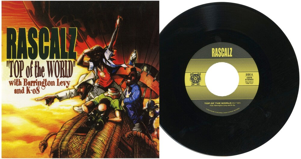 the album cover for Rascalz - Top Of The World / Gunnfinga