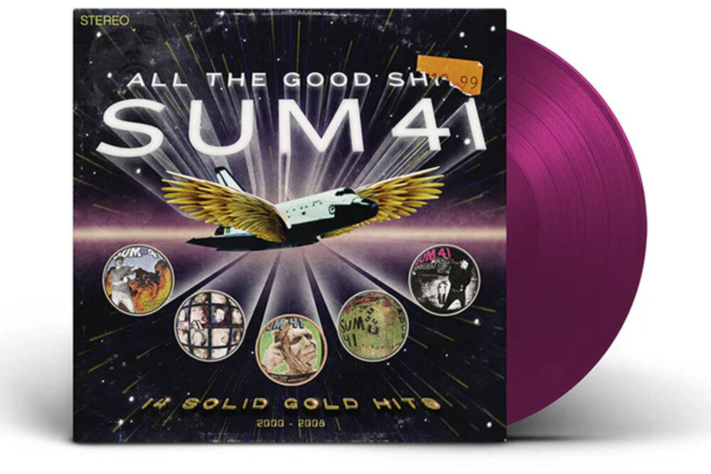 the album cover for Sum 41 - All The Good Sh**: 14 Solid Gold Hits 2000-2008