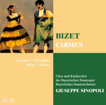 the album cover for Bizet / Bayerisches Staatsorchester / Sinopoli - Carmen