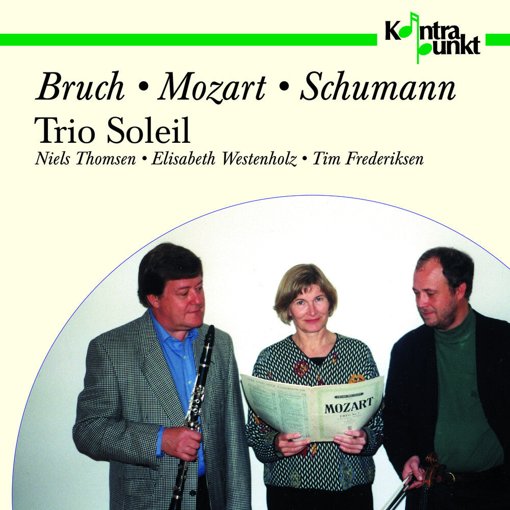 the album cover for Trio Soleil - Trios For Clarinet Viola And