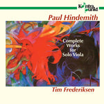 the album cover for Tim Frederiksen - Complete Works For Solo Viola