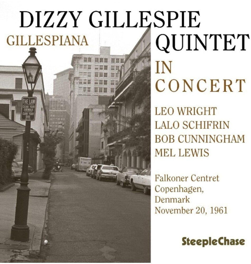 the album cover for Dizzy Gillespie - In Concert