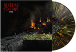 Bleeding Through - Nine - Salpicaduras de verde bosque, naranja y amarillo (vinilo)