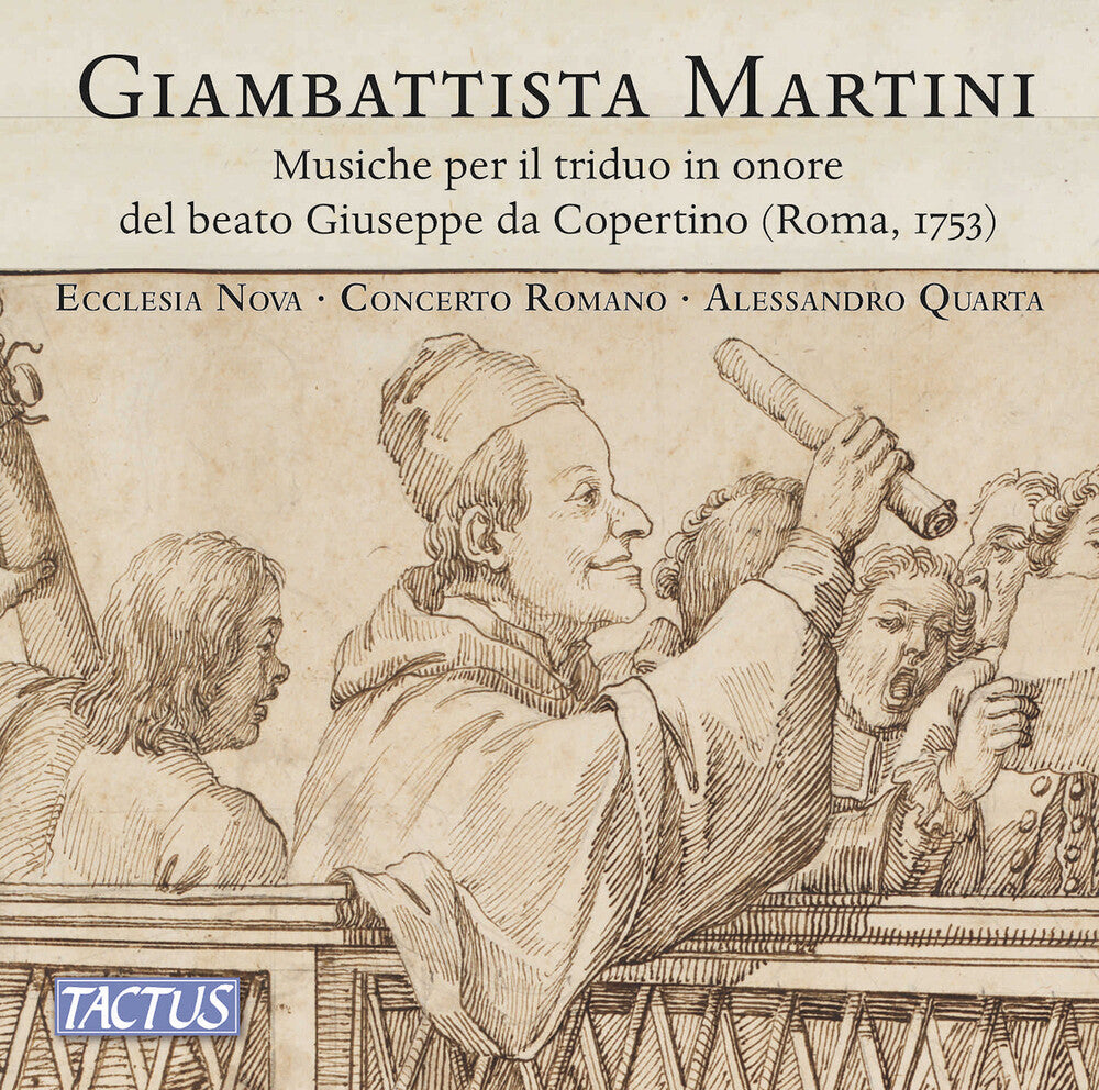 the album cover for Martini / Alessandro Quarta / Concerto Romano - Musiche Per Il Triduo In Onore