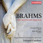 the album cover for Brahms / Wallroth / Bergen Philharmonic Choirs - Ein Deutsches Requiem (Hybr)