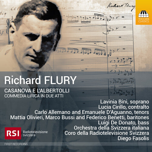 Carlo Allemano - Flury: Casanova e l'Albertolli, Comedia lirica in due atti (CD)