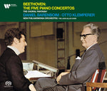 the album cover for Daniel Barenboim/ Klemperer,Otto - Beethoven: 5 Piano Concertos, Choral