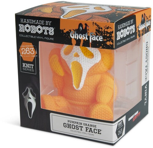 Handmade by Robots - Ghost Face #263 (Pumpkin Orange)