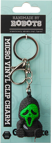 Handmade by Robots - Ghost Face #006 (1.75" Micro Charm) (Fluorescent Green)