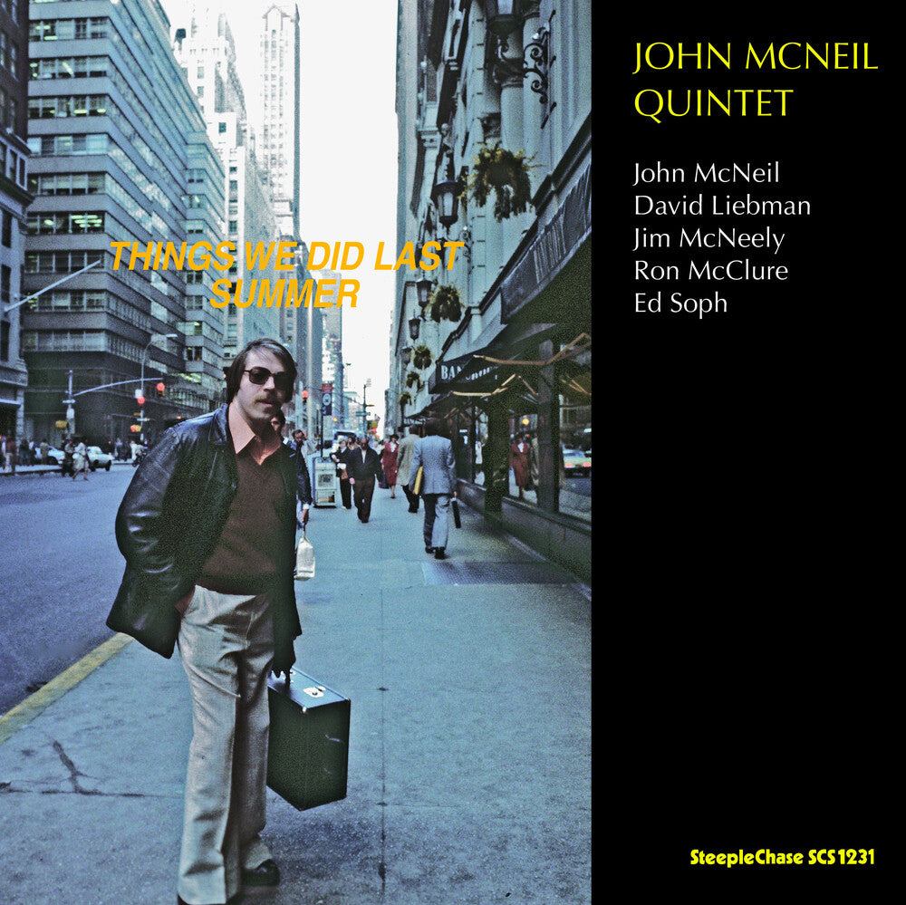 the album cover for John Mcneil Quintet - Things We Did Last Summer
