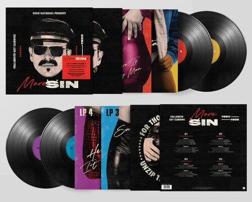 Disco Discharge presenta More Sin - Box Of Sin 2 / Various - Pack de 4 LP con libreto (vinilo)