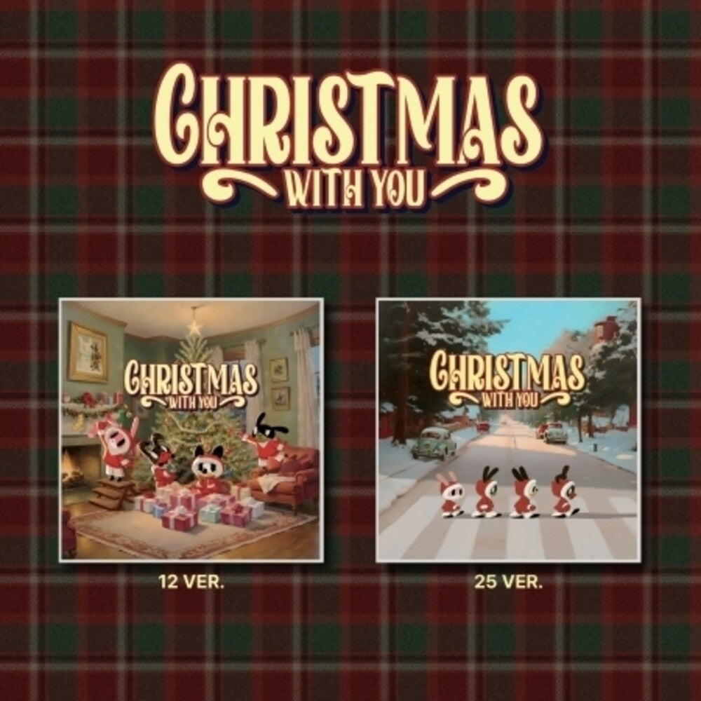 the album cover for Bang Yongguk Jung Daehyun Yoo Youngjae Moon Jongup - Christmas Special Album - Christmas With You