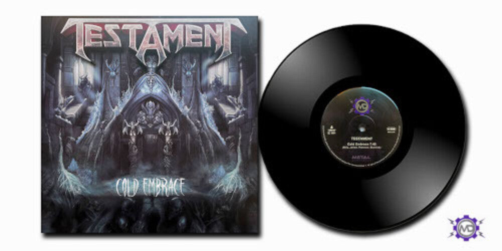 the album cover for Testament - Cold Embrace