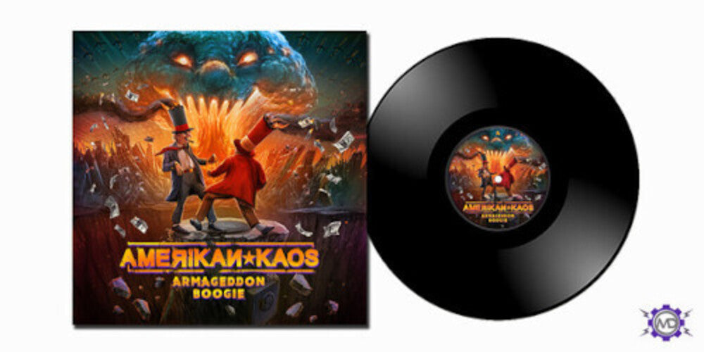 the album cover for Amerikan Kaos - Armageddon Boogie