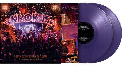 Krokus - Long Stick Goes Boom: Live From The House Of Rust - 限定180グラム パープルカラービニール (ビニールレコード)