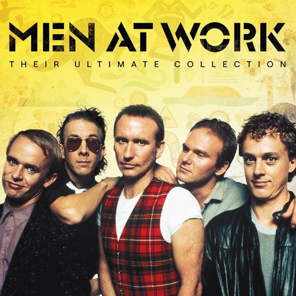the album cover for Men At Work - Their Ultimate Collection (Hol)
