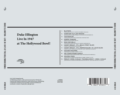 Duke Ellington - Live In 1947 at The Hollywood Bowl! (CD)