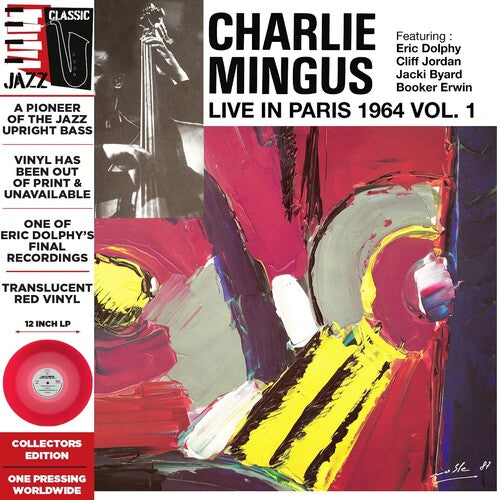 Charlie Mingus - Live in Paris, 1964 Vol. 1 - Translucent Red (Vinyl)