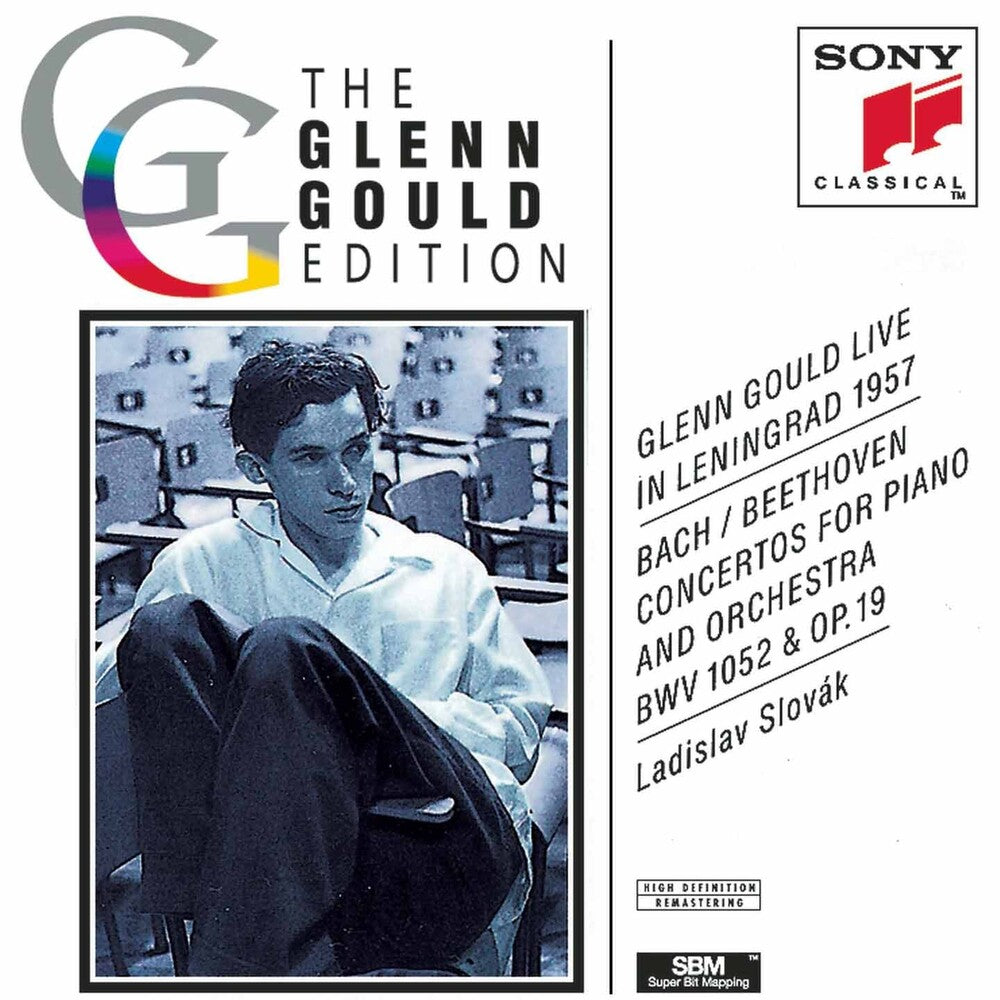 the album cover for Glenn Gould - Live in Leningrad 1957