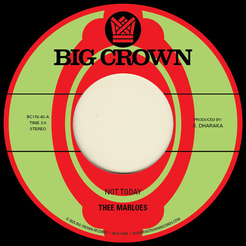 Thee Marloes - Not Today B/W Over (Vinyl)